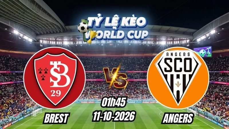 Soi kèo nhà cái Brest vs Angers 01h45 - 11/10/2026
