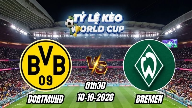 Soi kèo nhà cái Dortmund vs Bremen 01h30 - 10/10/2026