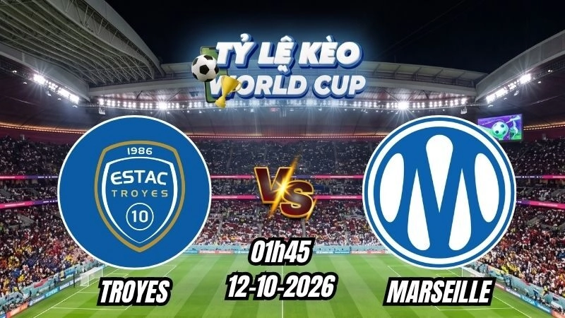 Soi kèo nhà cái Troyes vs Marseille 01h45 - 12/10/2026